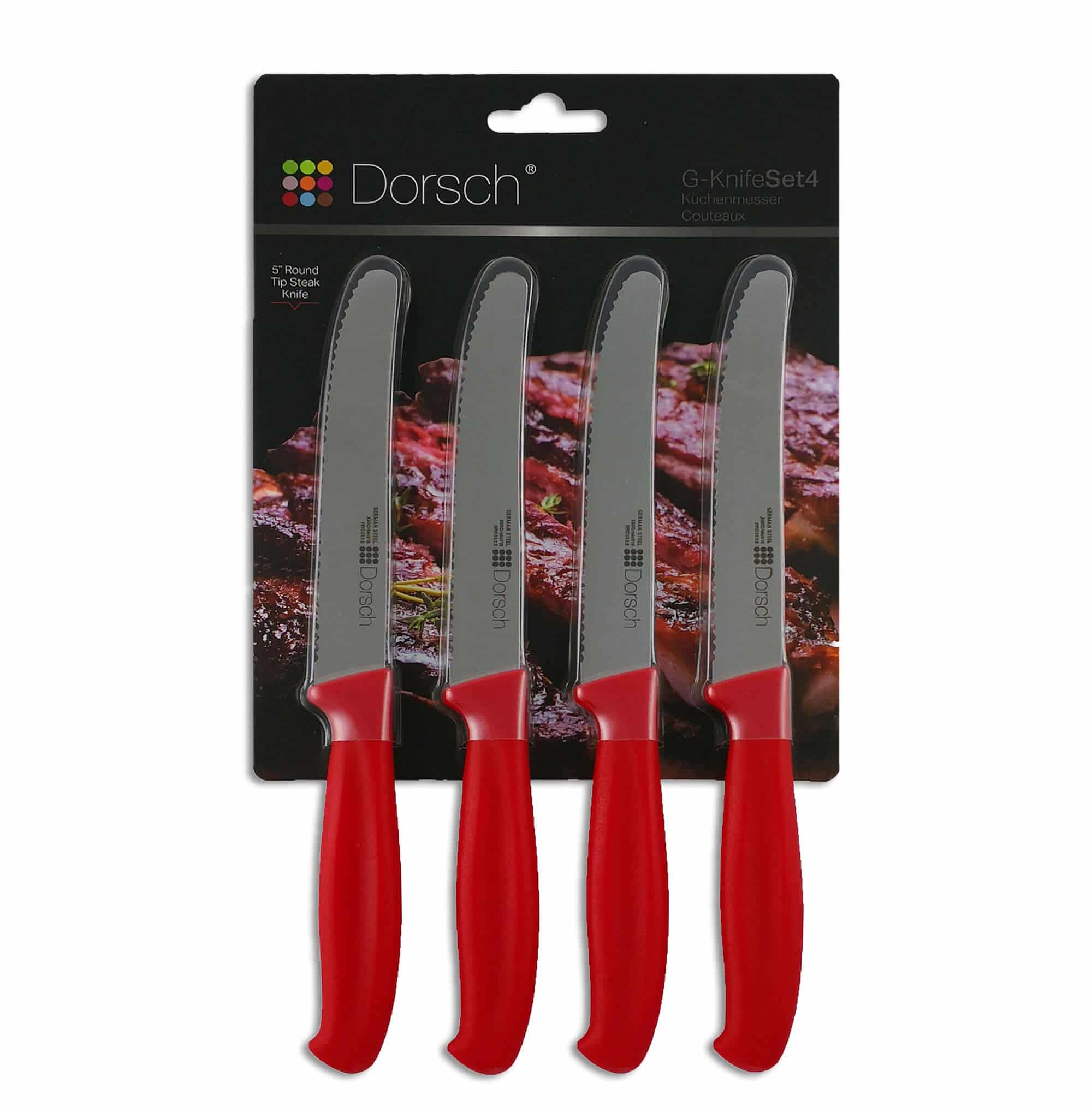 Sharp Steak Knife Set 4 Pieces Dorsch